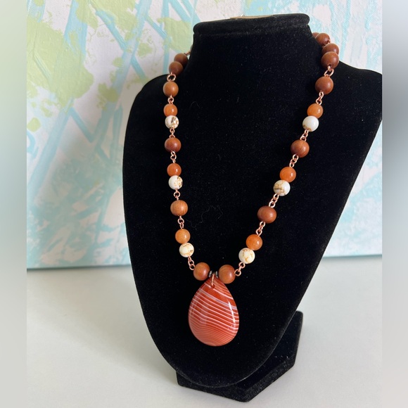 “Carli” Natural Gemstone necklace by JILpeaces - Picture 1 of 4